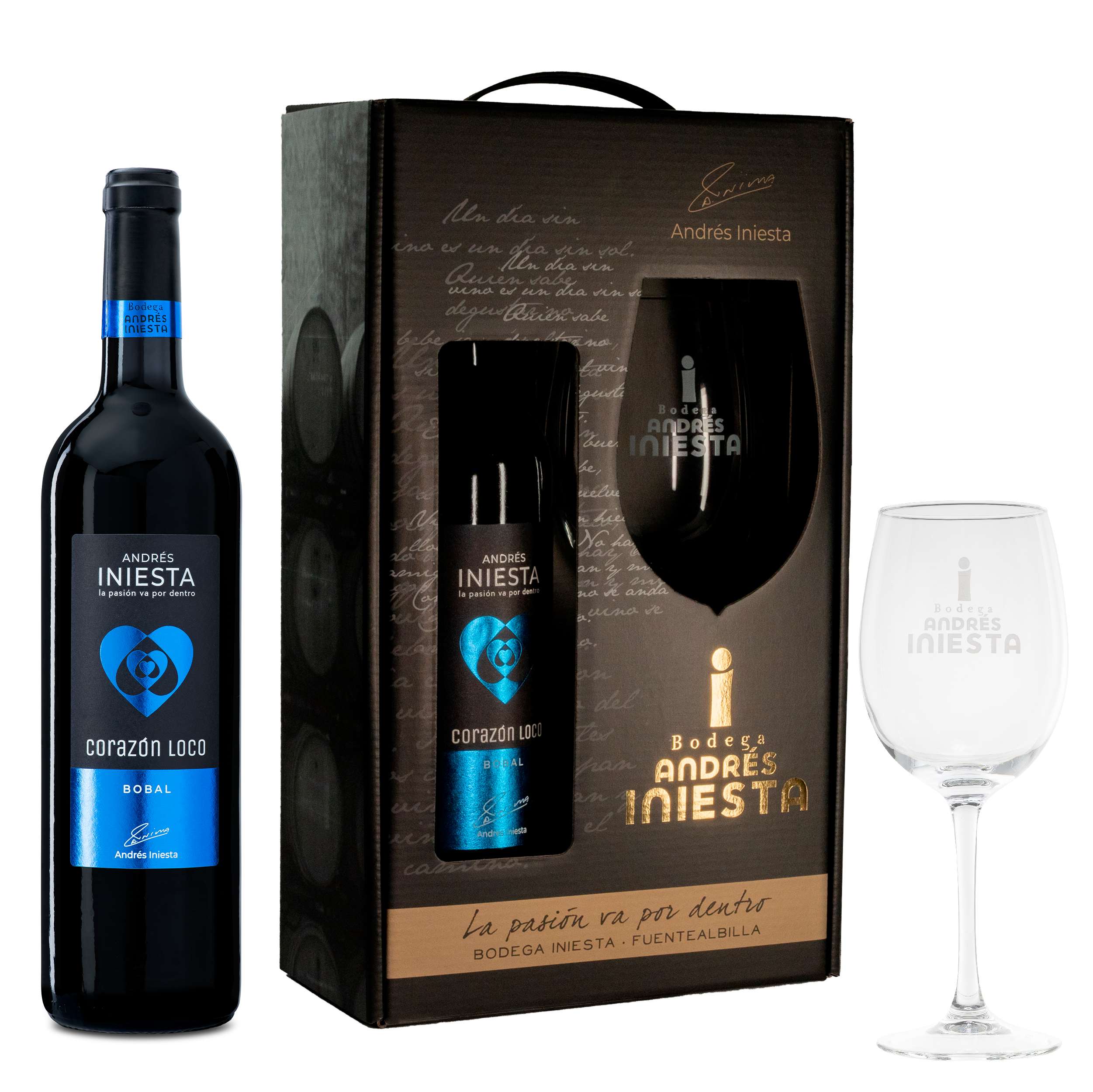 ESTUCHE COPA CORAZON LOCO BOBAL